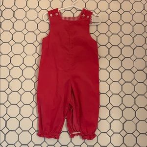 The Bailey Boys girls 12month pink corduroy romper